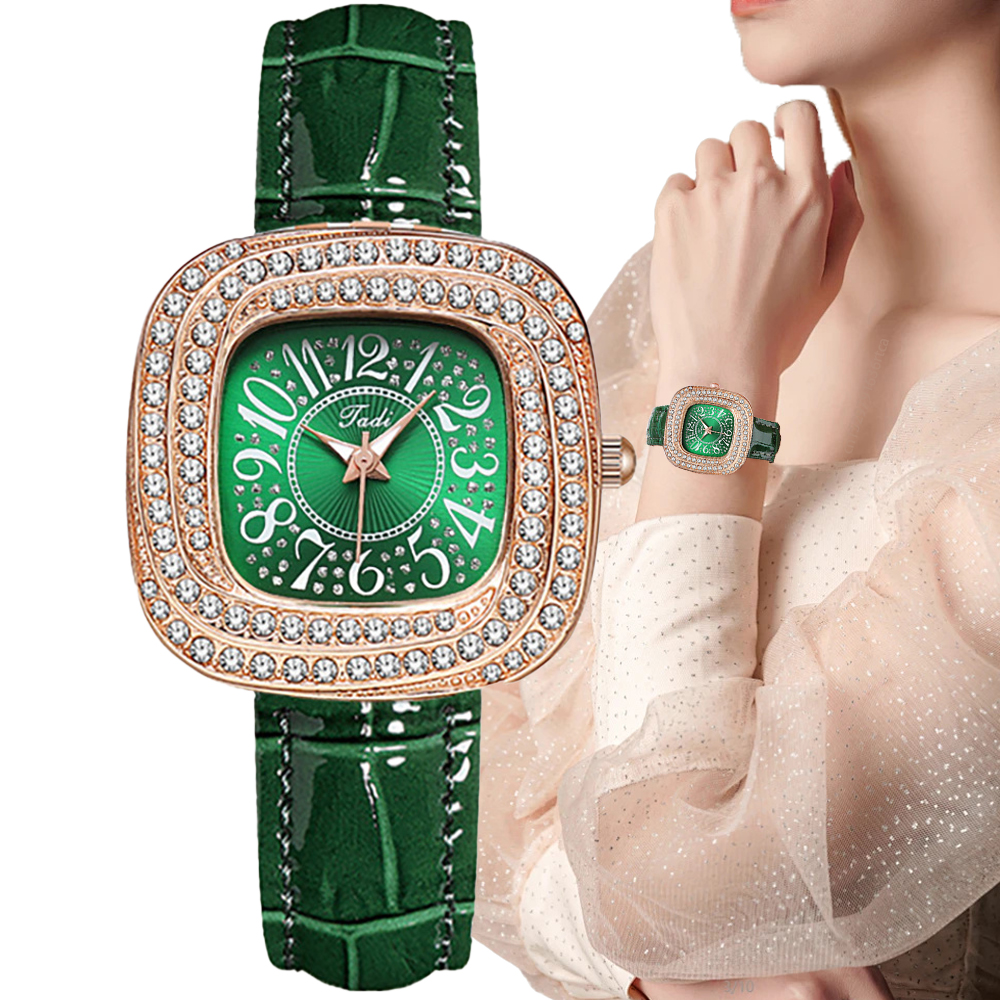 Luxury Watch Arabic - Fashion Full Star Luxury Ladies Square