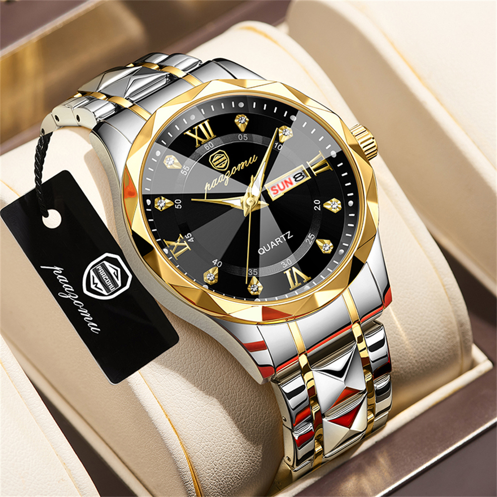 Luxury Watch Organizer For Men - PAAZOMU Top Brand Luxury Men Watches
