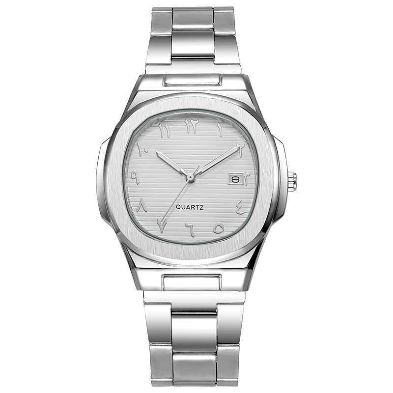 Luxury Watch Arabic - Minimalist Silver Nautilus Watch - 4-Color