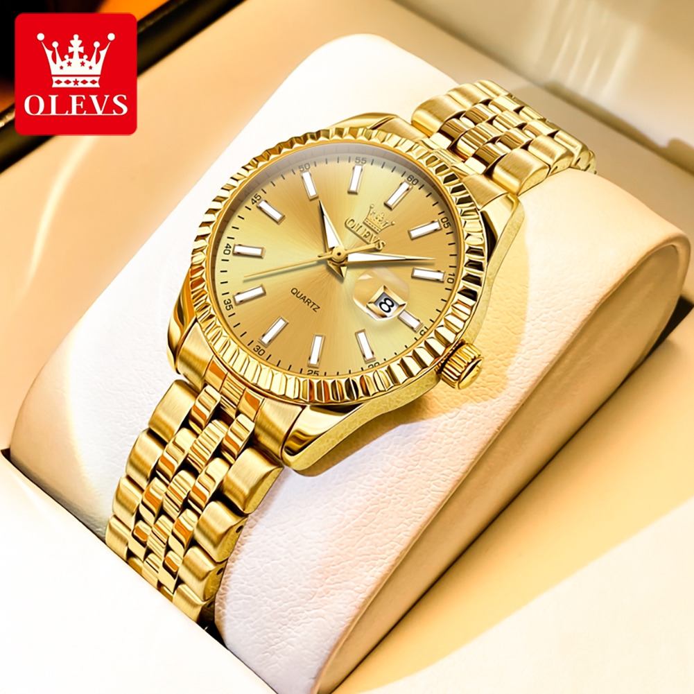 Luxury Watch Green - OLEVS 5593 Quartz Women's Watch Waterproof