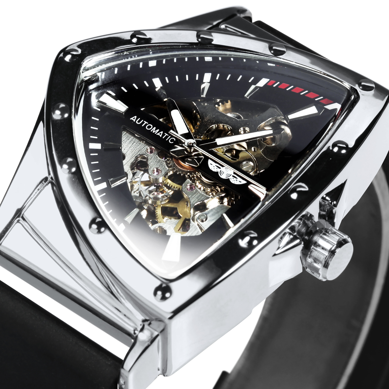 Watch Triangle Luxury - WINNER Fashion Mens Watches Top Brand