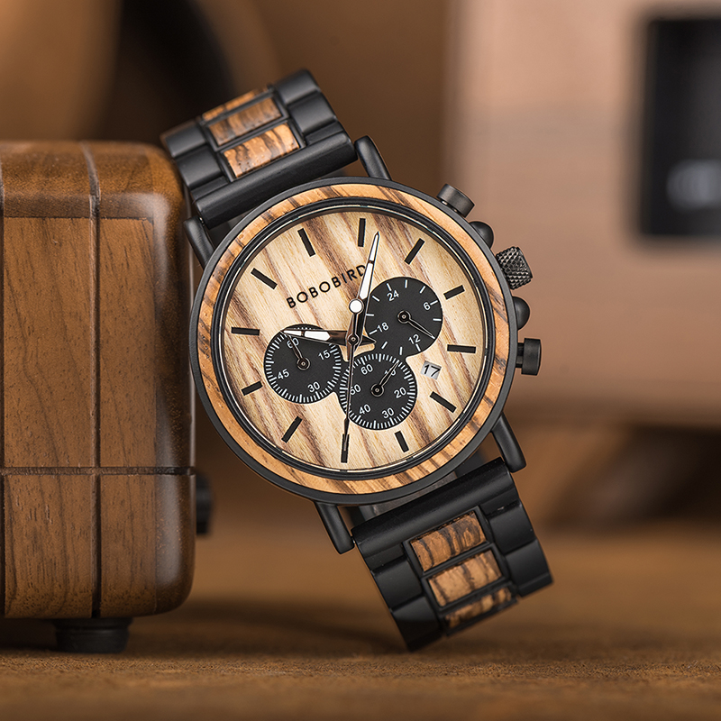 Luxury Watch Organizer For Men - BOBOBIRD Luxury Men Watch Top Quartz