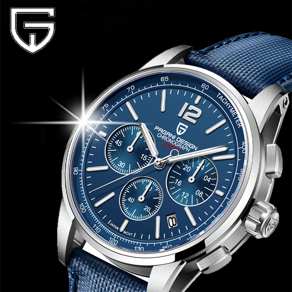 Luxury Watch Green - PAGANI DESIGN New Luxury Chronograph Men's
