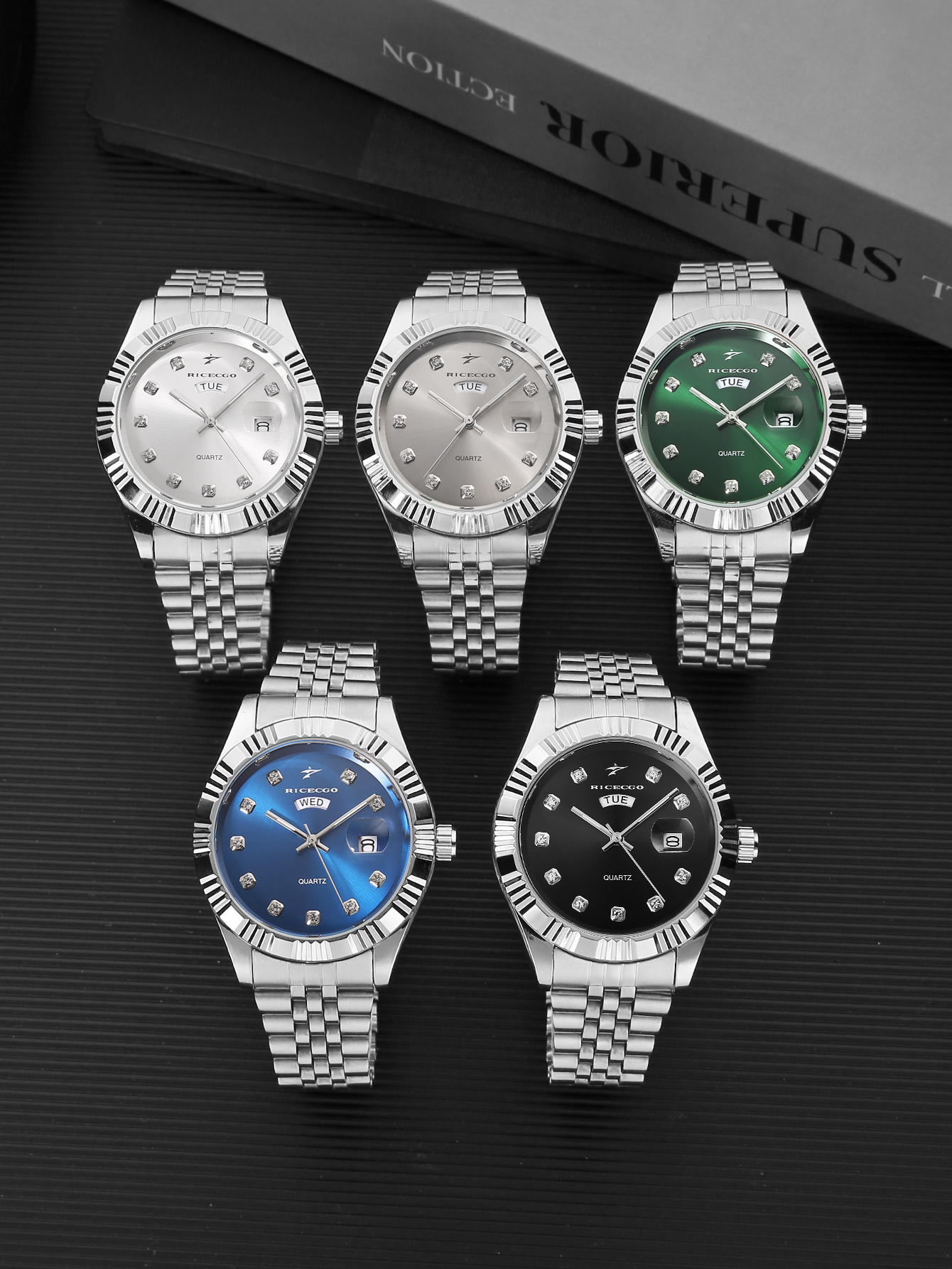 Luxury Watch Arabic - luxury rhinestone men's business watch with