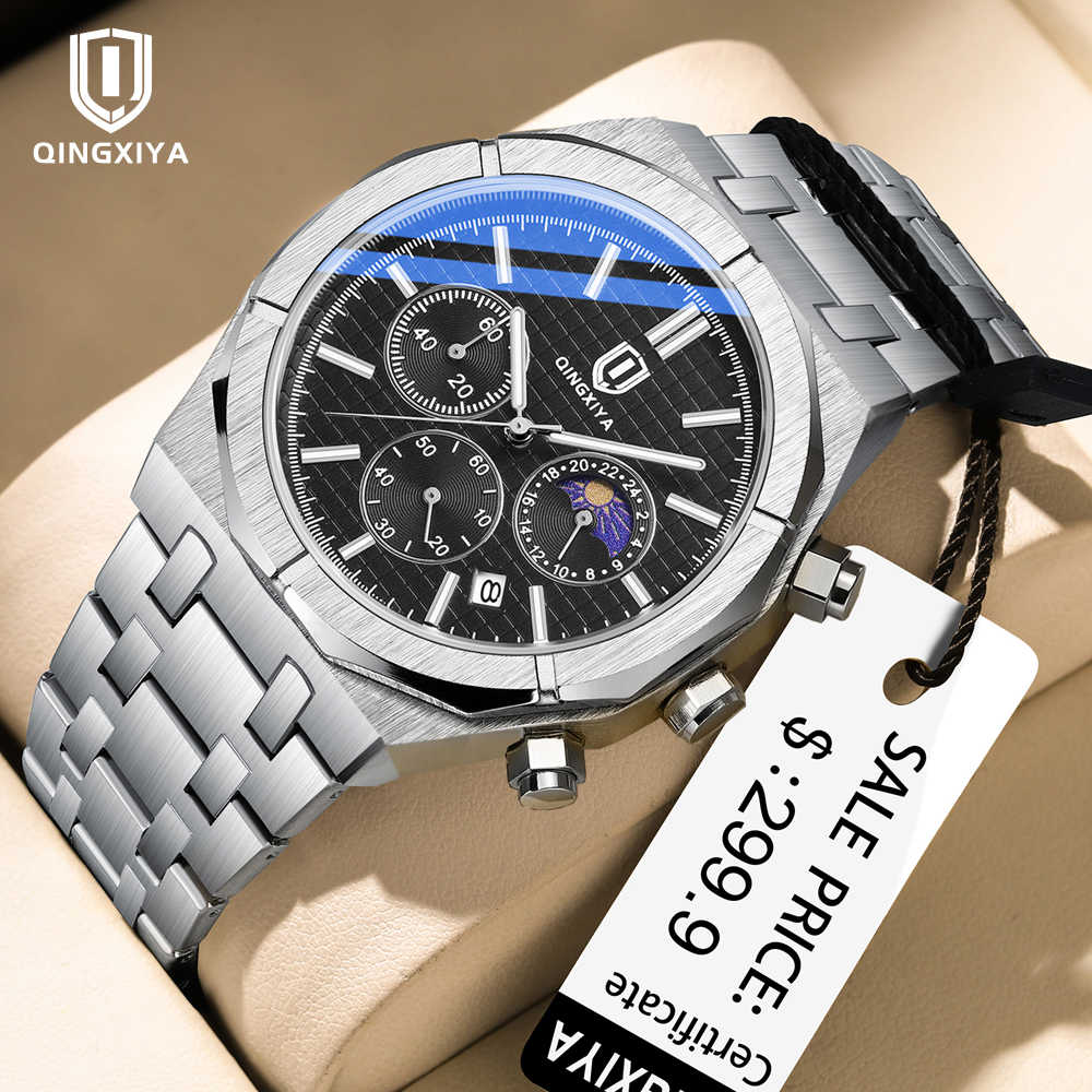 Luxury Watch Low Price - QINGXIYA Top Brand New Fashion Moon