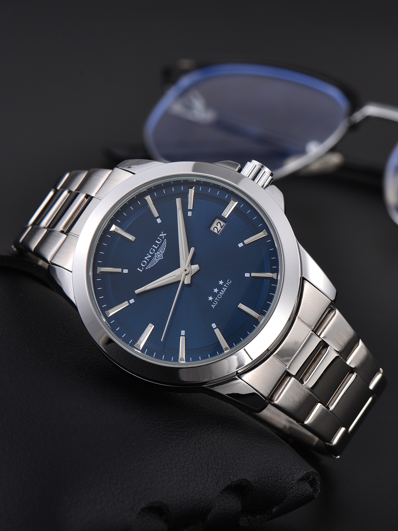 Luxury Watch Arabic - Men automatic watch business date mechanical