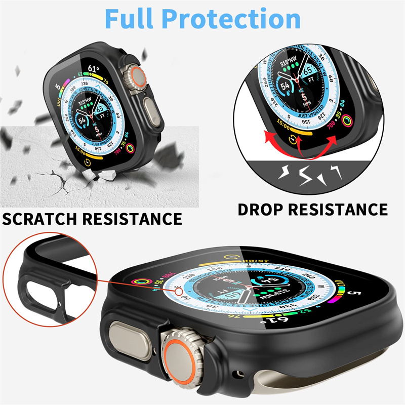 Glass+case For Apple Watch Ult – Luxury Watch Protection Film recenzja i cena