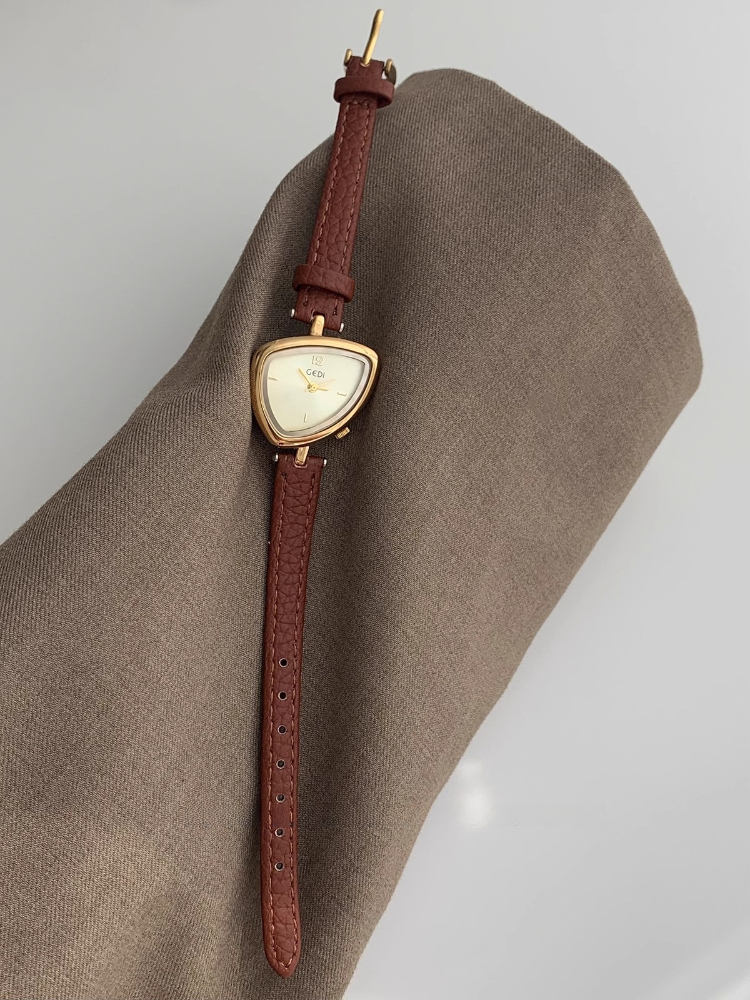 Women Quartz Watch Simple Gold – Watch Triangle Luxury recenzja i cena