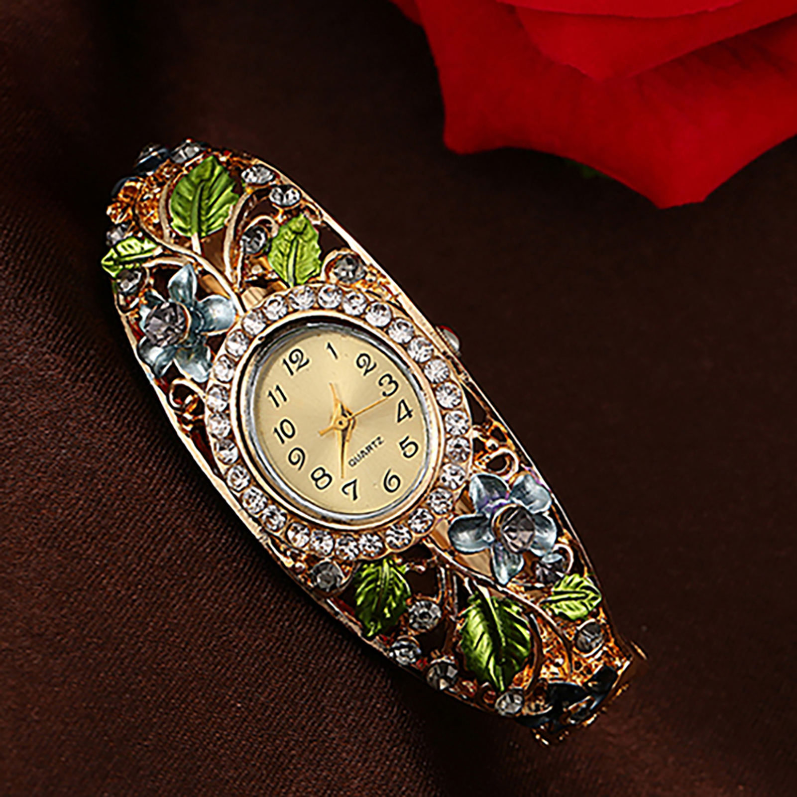 Hot Sales Women\'s Flower Butt – Ladies Luxury Watch recenzja i cena