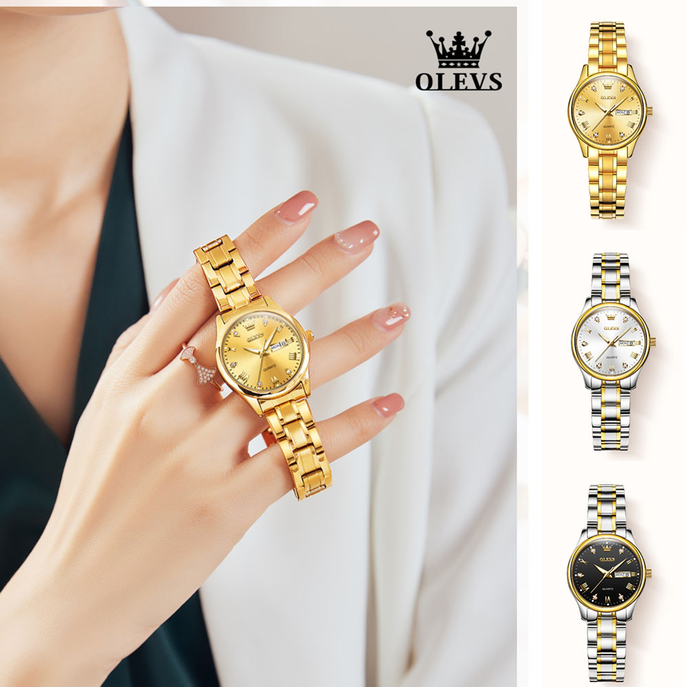 OLEVS 5563 New Fashion Women Q – Luxury Watch Green recenzja i cena