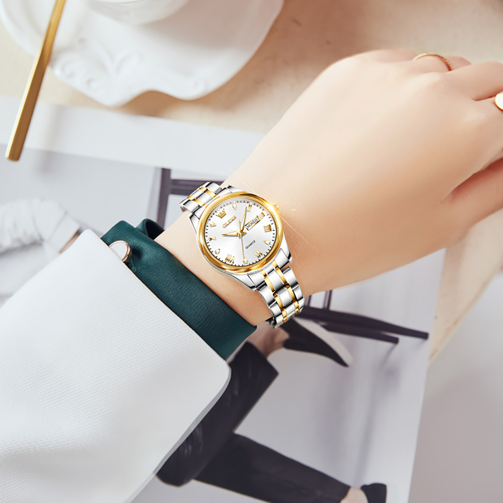 OLEVS 5563 New Fashion Women Q – Luxury Watch Green recenzja i cena