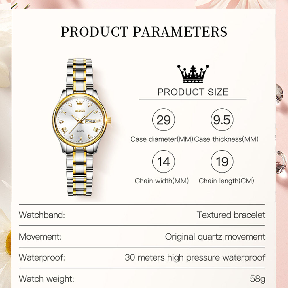 OLEVS 5563 New Fashion Women Q – Luxury Watch Green recenzja i cena
