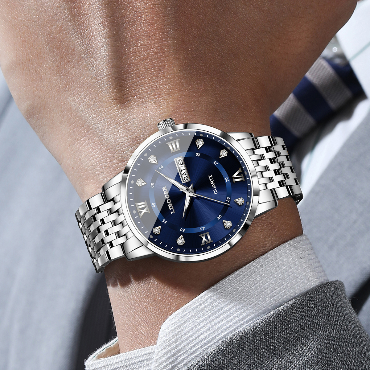 Luxury Stainless Steel Strap M – Luxury Watch Organizer For Men recenzja i cena