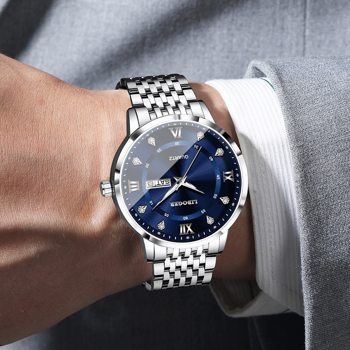 Luxury Stainless Steel Strap M – Luxury Watch Organizer For Men recenzja i cena