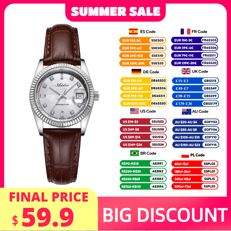 Addies 585 Quartz Woman's Watc – Ladies Luxury Watch recenzja i cena