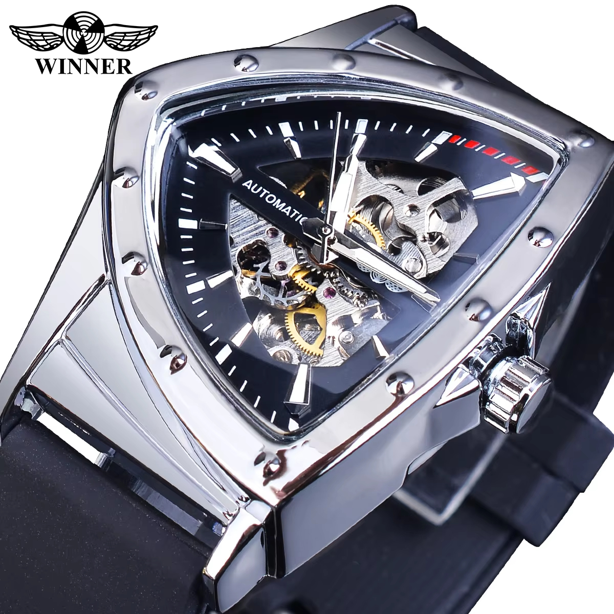 WINNER Men's Luxury Military M – Watch Triangle Luxury recenzja i cena