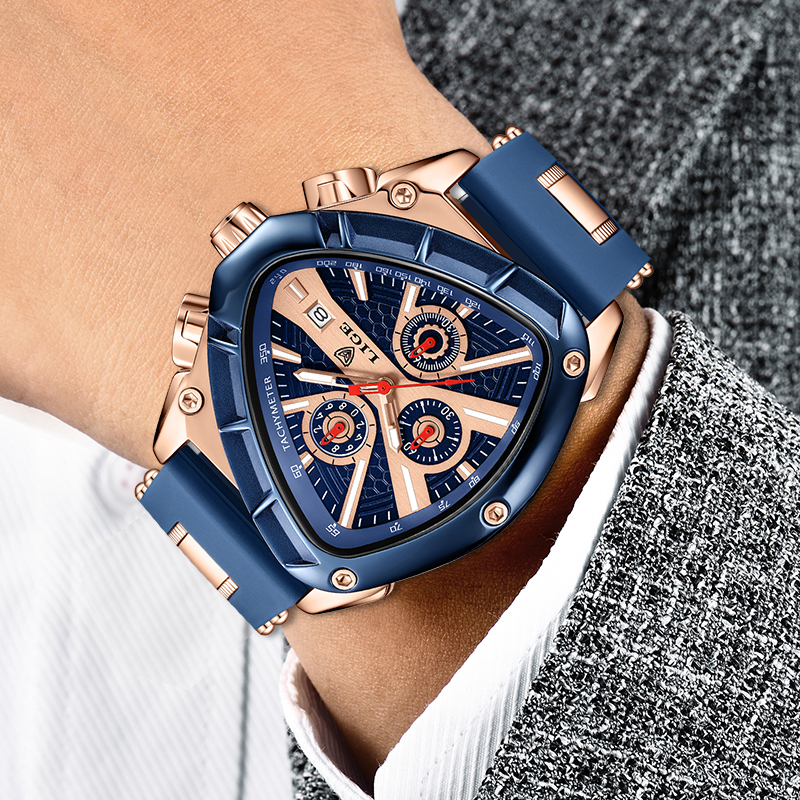 LIGE Fashion Men's Watch Luxur – Watch Triangle Luxury recenzja i cena