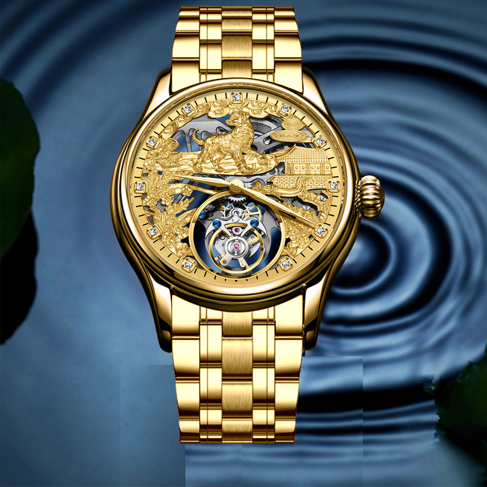 AESOP Men's Zodiac Gold Tourbi – Zodiac Luxury Watch recenzja i cena