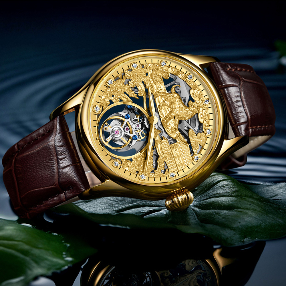 AESOP Men's Zodiac Gold Tourbi – Zodiac Luxury Watch recenzja i cena