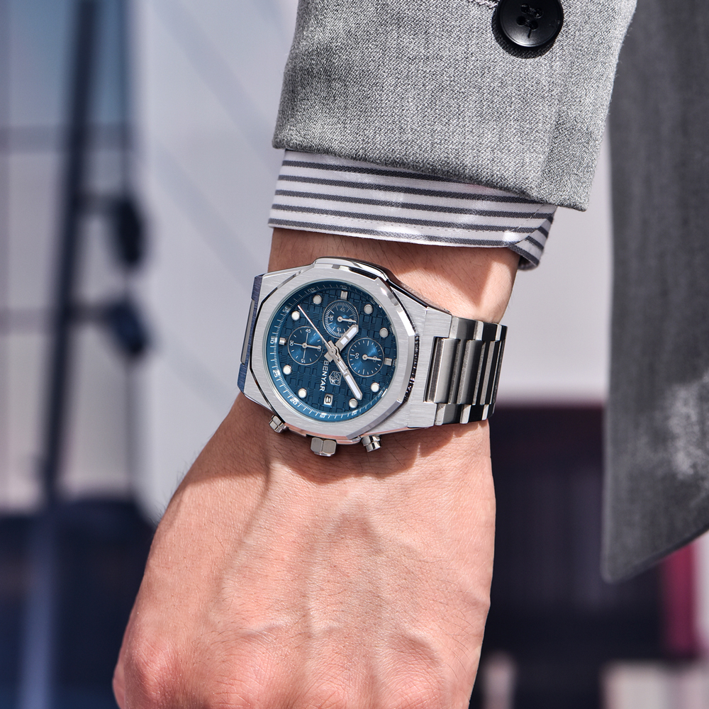 2025 New BENYAR Men's Watches  – Luxury Watch Organizer For Men recenzja i cena