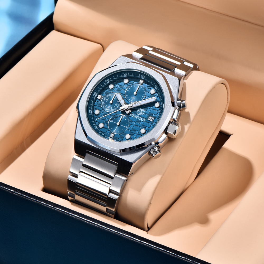 2025 New BENYAR Men's Watches  – Luxury Watch Organizer For Men recenzja i cena