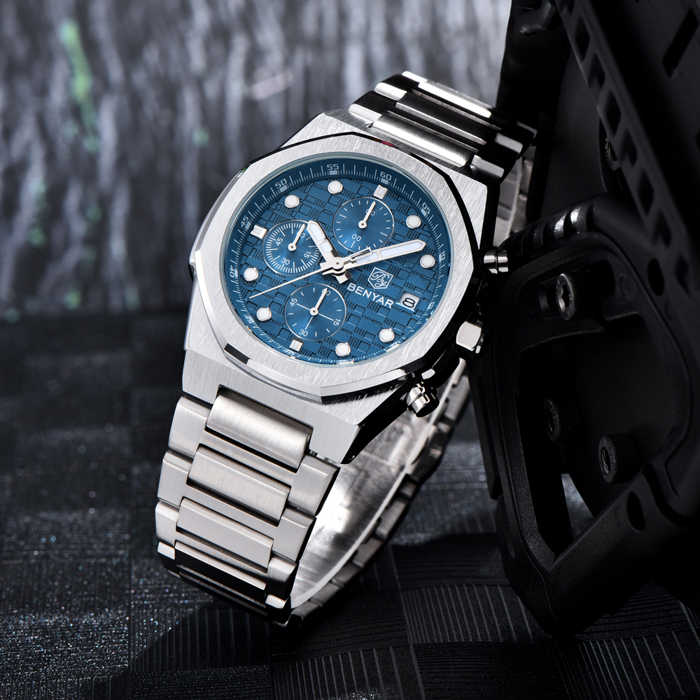 2025 New BENYAR Men's Watches  – Luxury Watch Organizer For Men recenzja i cena