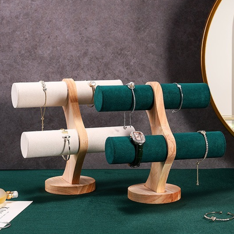 Solid Wood Bracelet Stand Luxu – Luxury Watch E Jewellery recenzja i cena
