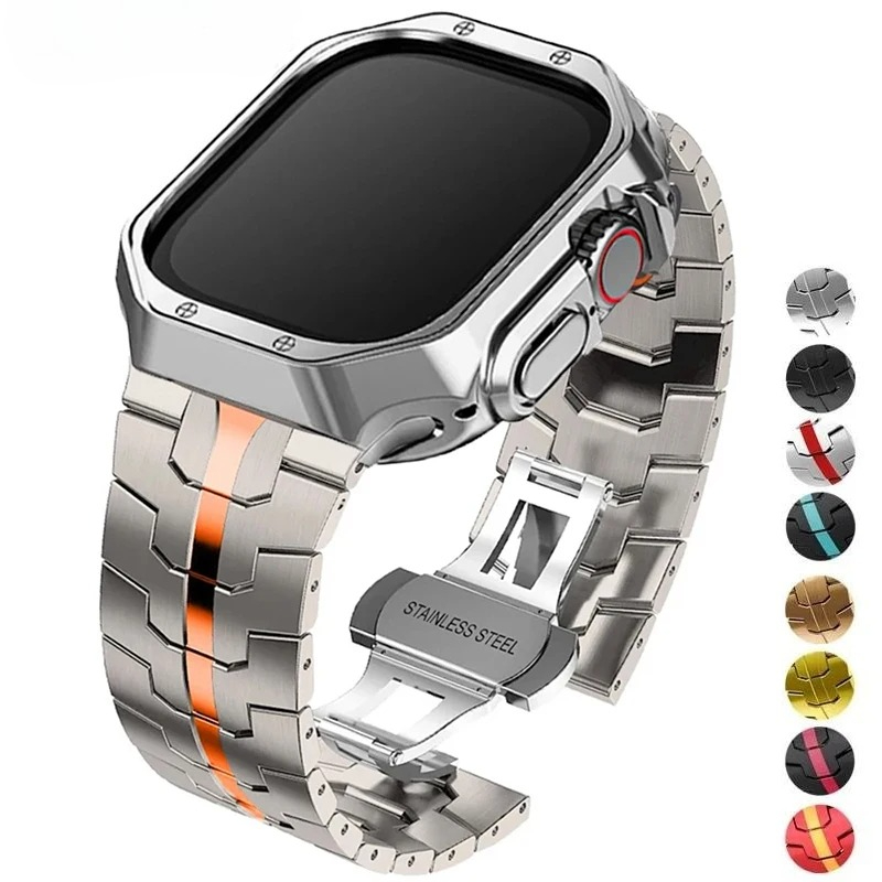 Luxury Strap+Case For Apple Wa – Luxury Watch Protection Film recenzja i cena