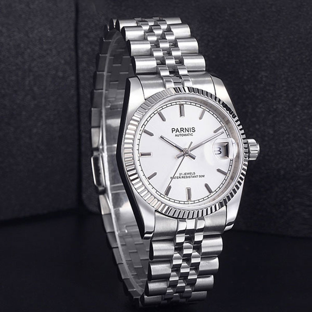 Parnis 36mm Mens Automatic Wat – Luxury Watch Arabic recenzja i cena