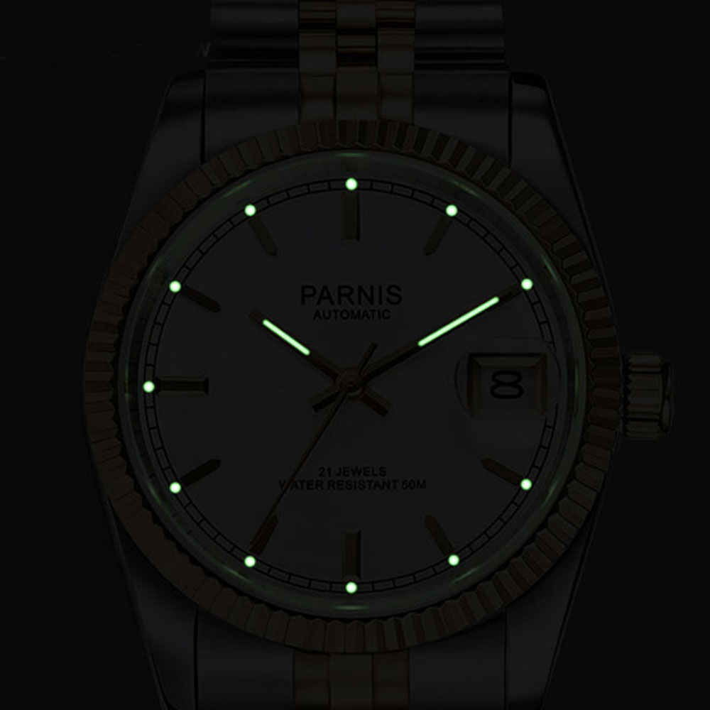 Parnis 36mm Mens Automatic Wat – Luxury Watch Arabic recenzja i cena