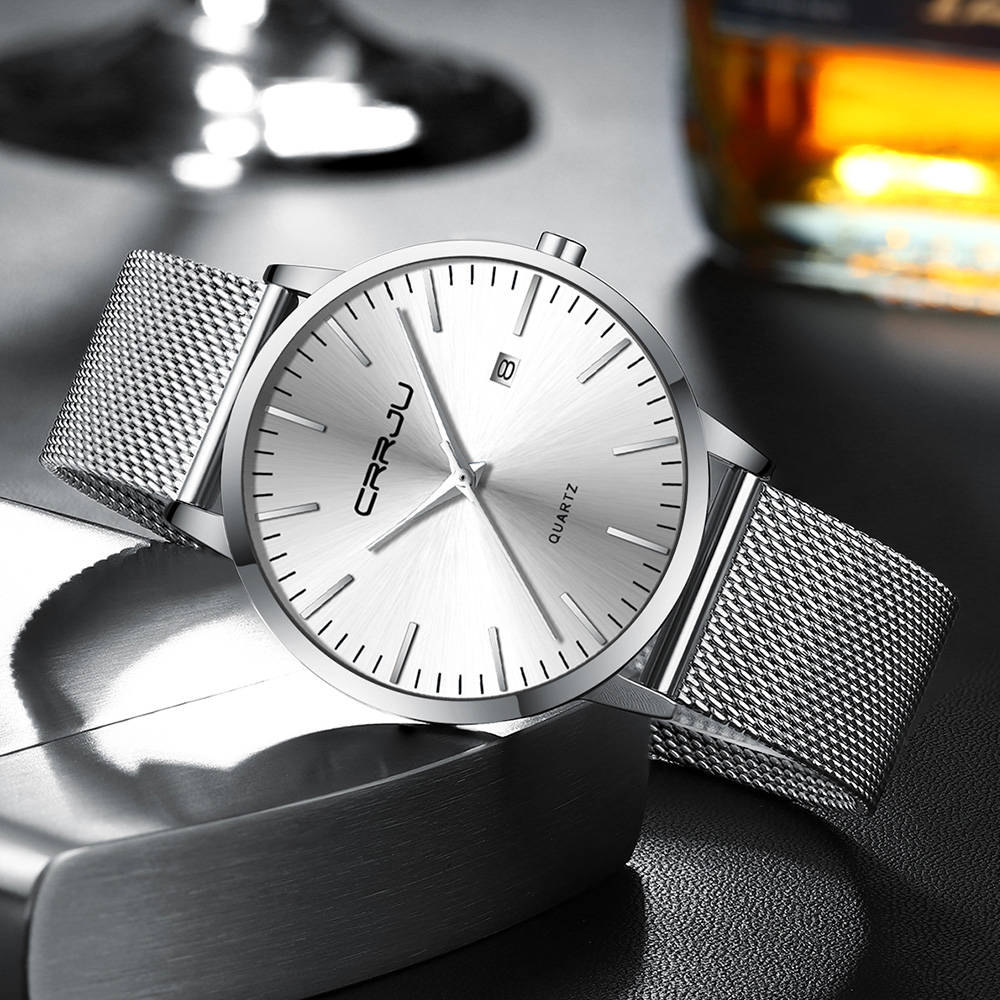 CRRJU New Fashion Mens Watches – Luxury Watch Low Price recenzja i cena