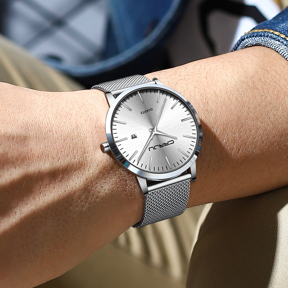 CRRJU New Fashion Mens Watches – Luxury Watch Low Price recenzja i cena
