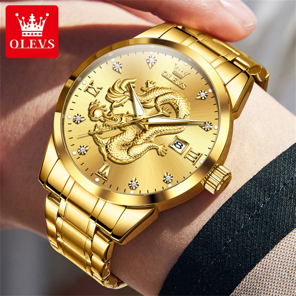 OLEVS 3619 Men's Watches Drago – Luxury Watch Low Price recenzja i cena