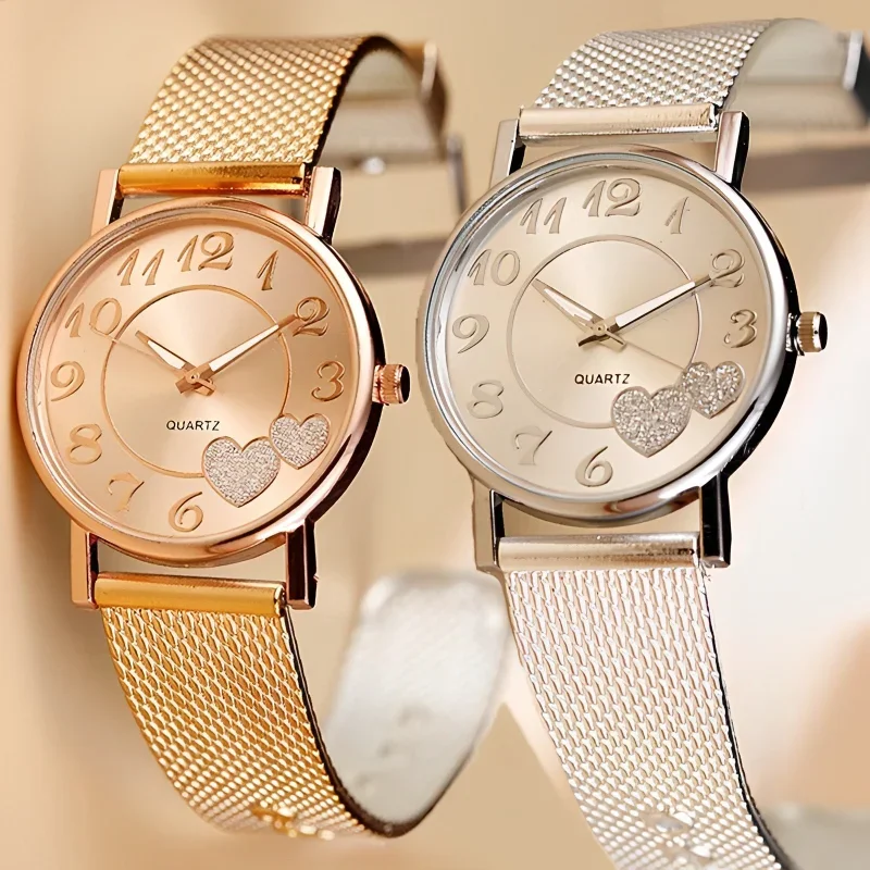 Elegant Rose Gold Heart Dial W – Luxury Watch Levels recenzja i cena