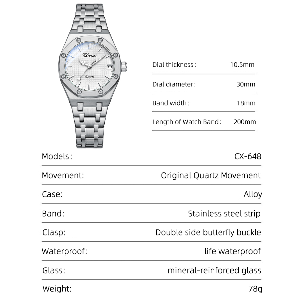CHENXI New Women Watches Top B – Luxury Watch Green recenzja i cena