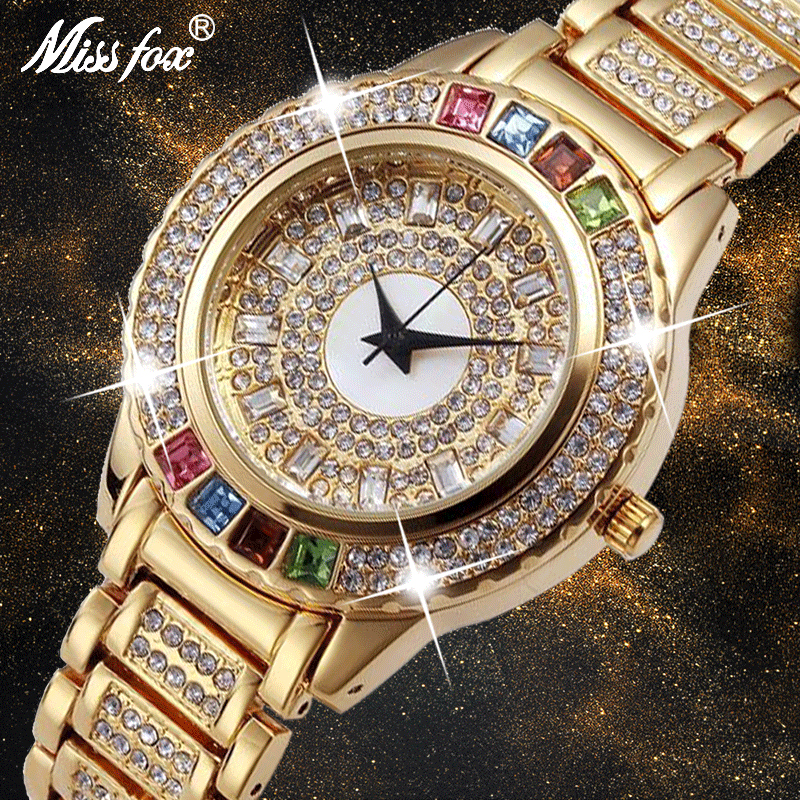 MISSFOX Ladies Gold Party Watc – Luxury Watch In China recenzja i cena