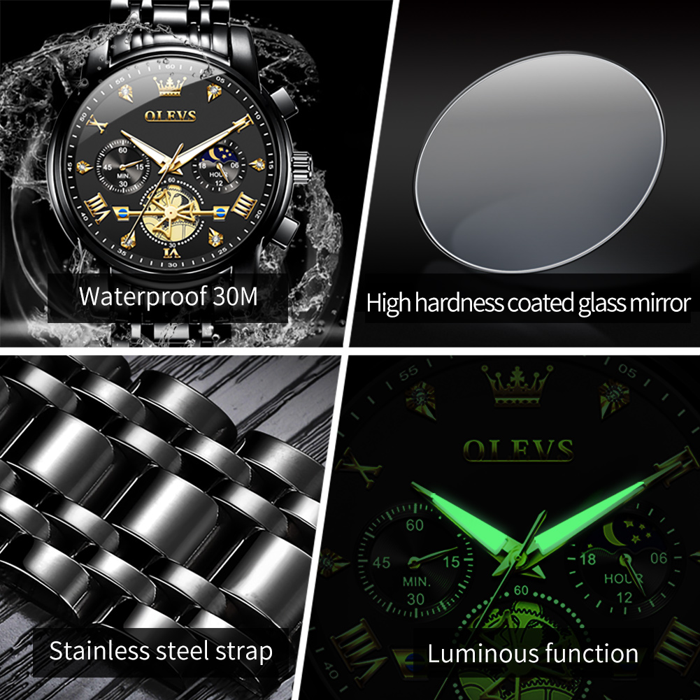 OLEVS Brand New Luxury Chronog – Luxury Watch Low Price recenzja i cena
