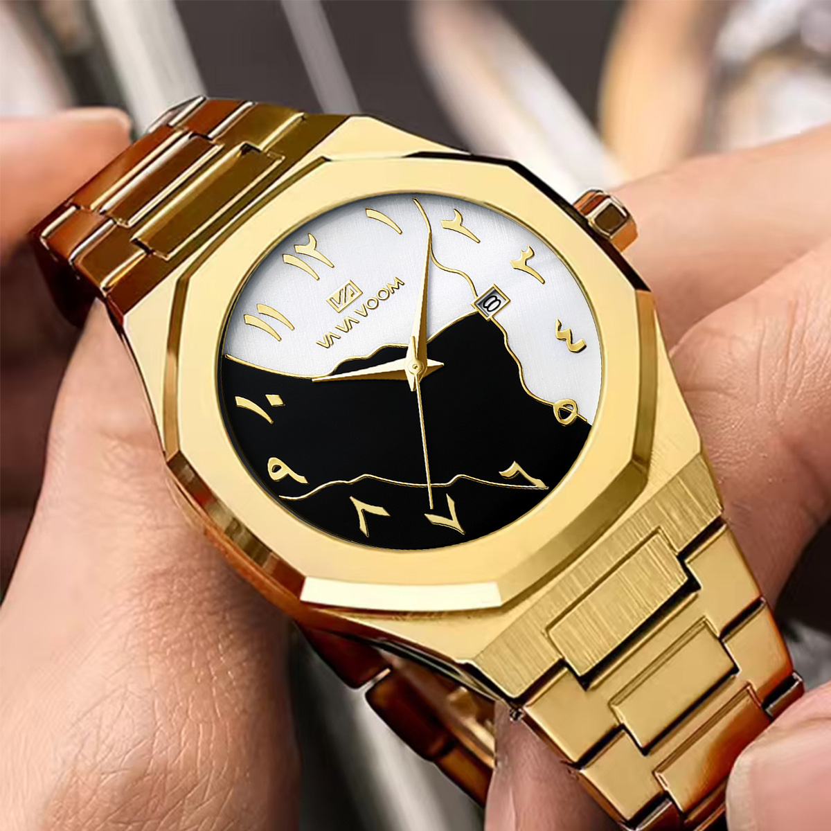 Top Brand Men Watch Marble Dia – Luxury Watch Arabic recenzja i cena