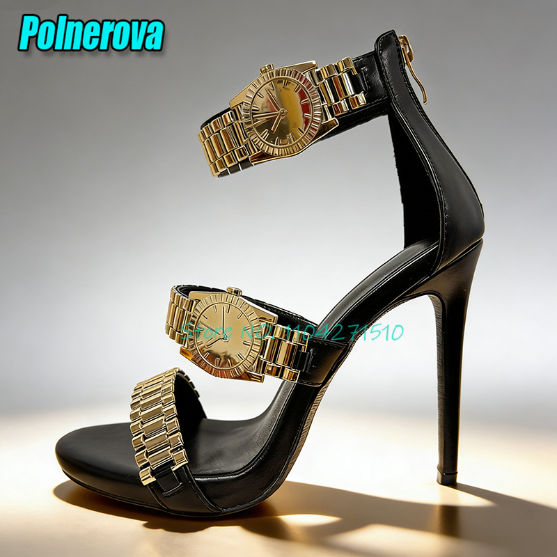 Women's Silver Golden Watch St – Luxury Watch On Rubber Strap recenzja i cena
