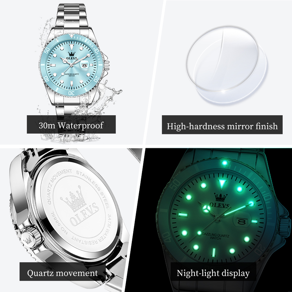 OLEVS Luxury Stainless Steel W – Ladies Luxury Watch recenzja i cena