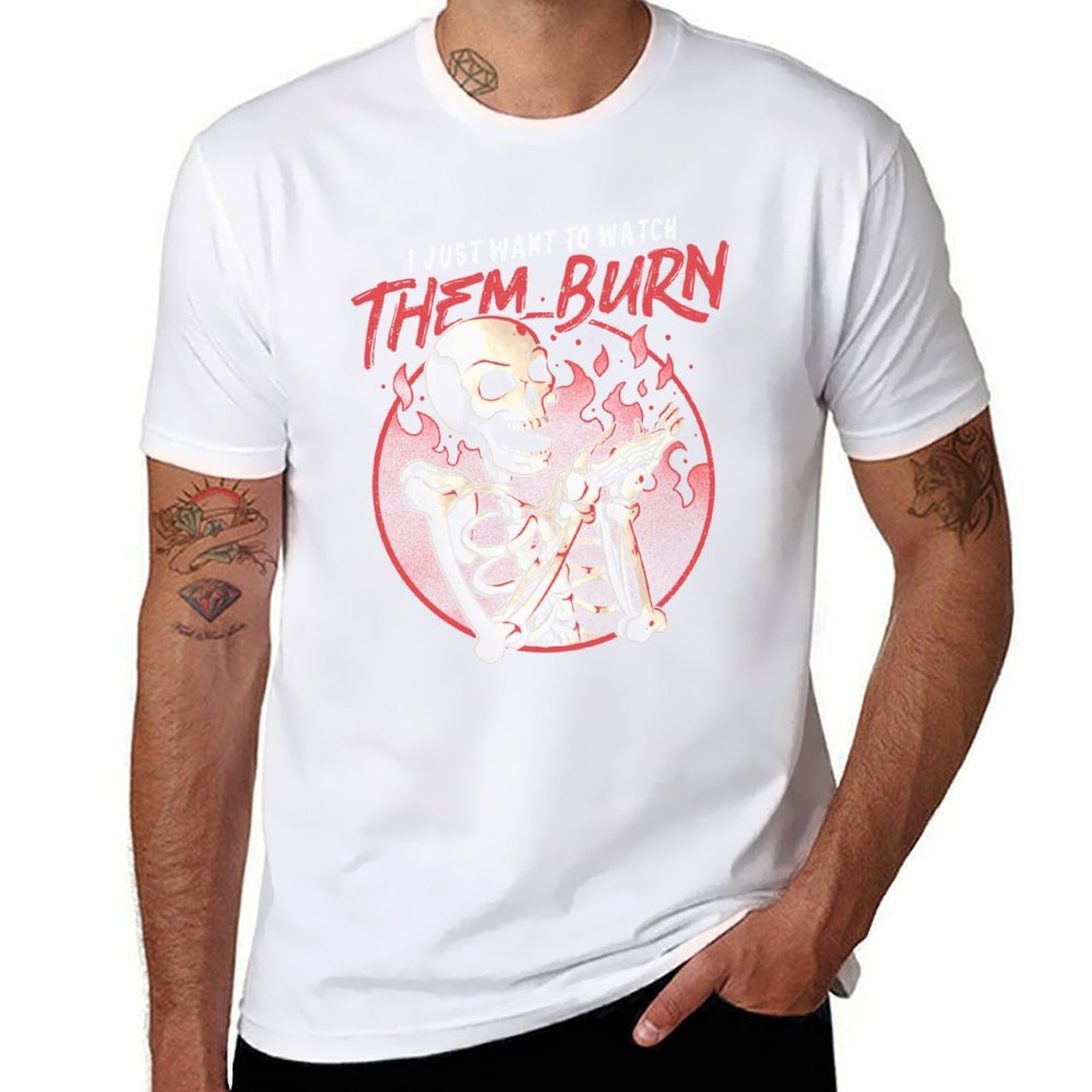 Watch Them Burn Skull Funny Gi – Luxury Watch In China recenzja i cena