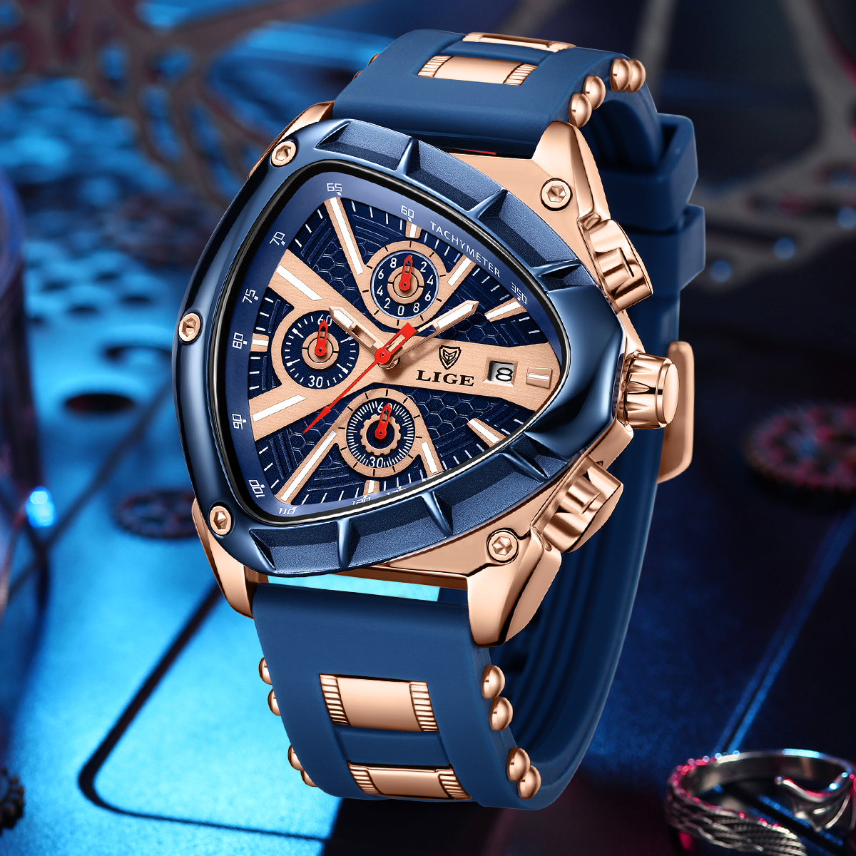 LIGE Luxury Fashion Quartz Man – Watch Triangle Luxury recenzja i cena