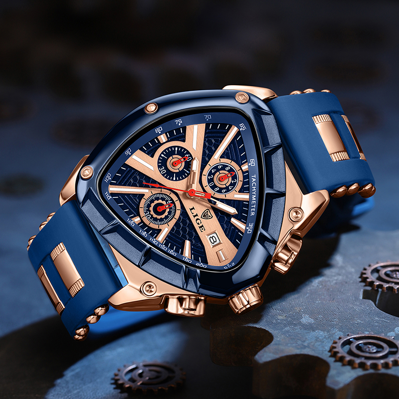 LIGE Luxury Fashion Quartz Man – Watch Triangle Luxury recenzja i cena