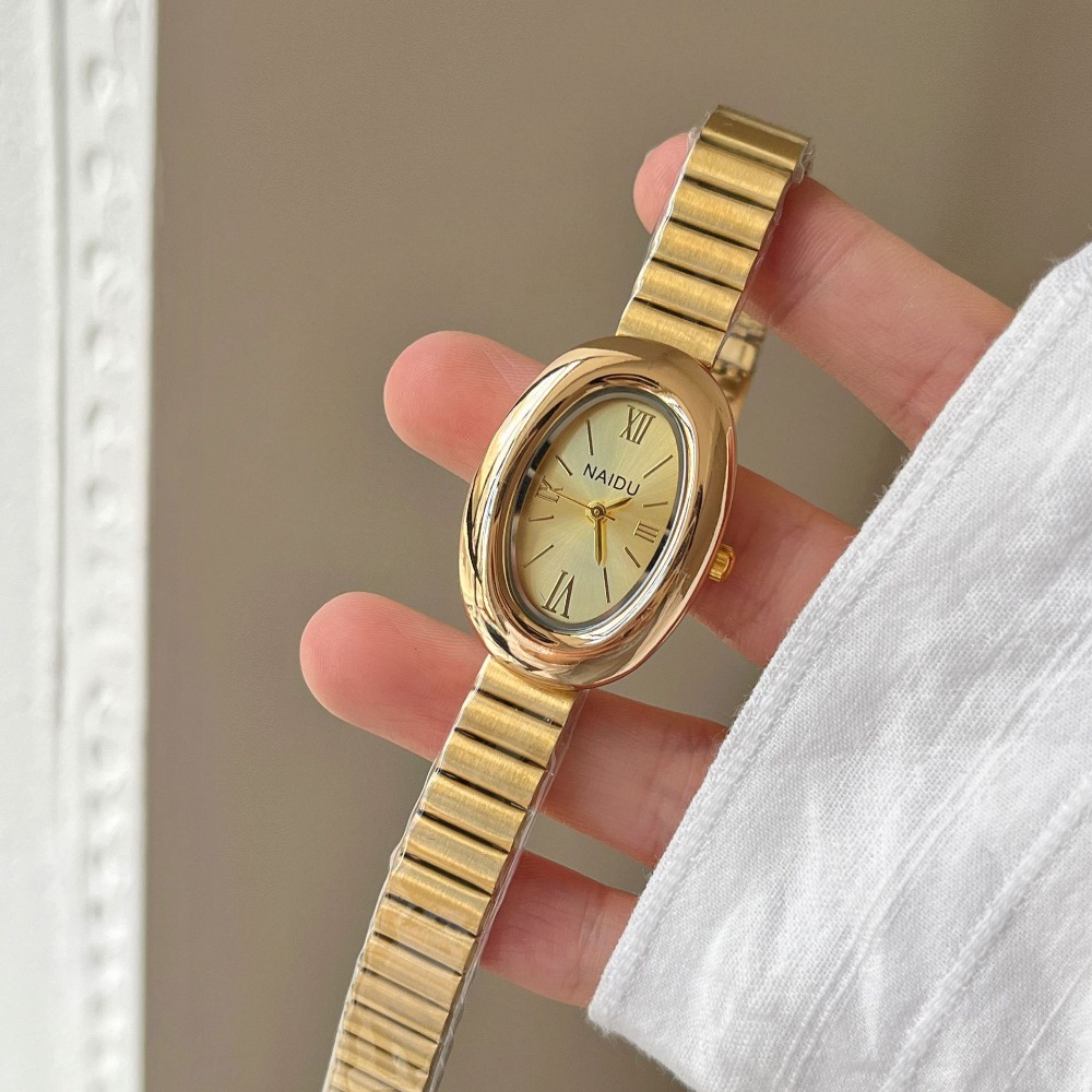 Luxury Brand Gold Oval Women Q – Luxury Watch Green recenzja i cena