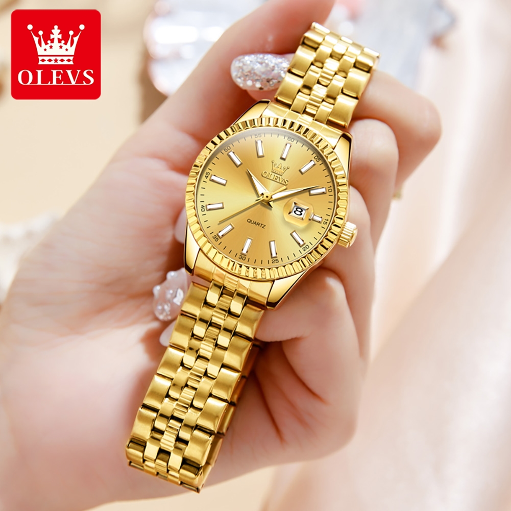 OLEVS 5593 Quartz Women's Watc – Luxury Watch Green recenzja i cena