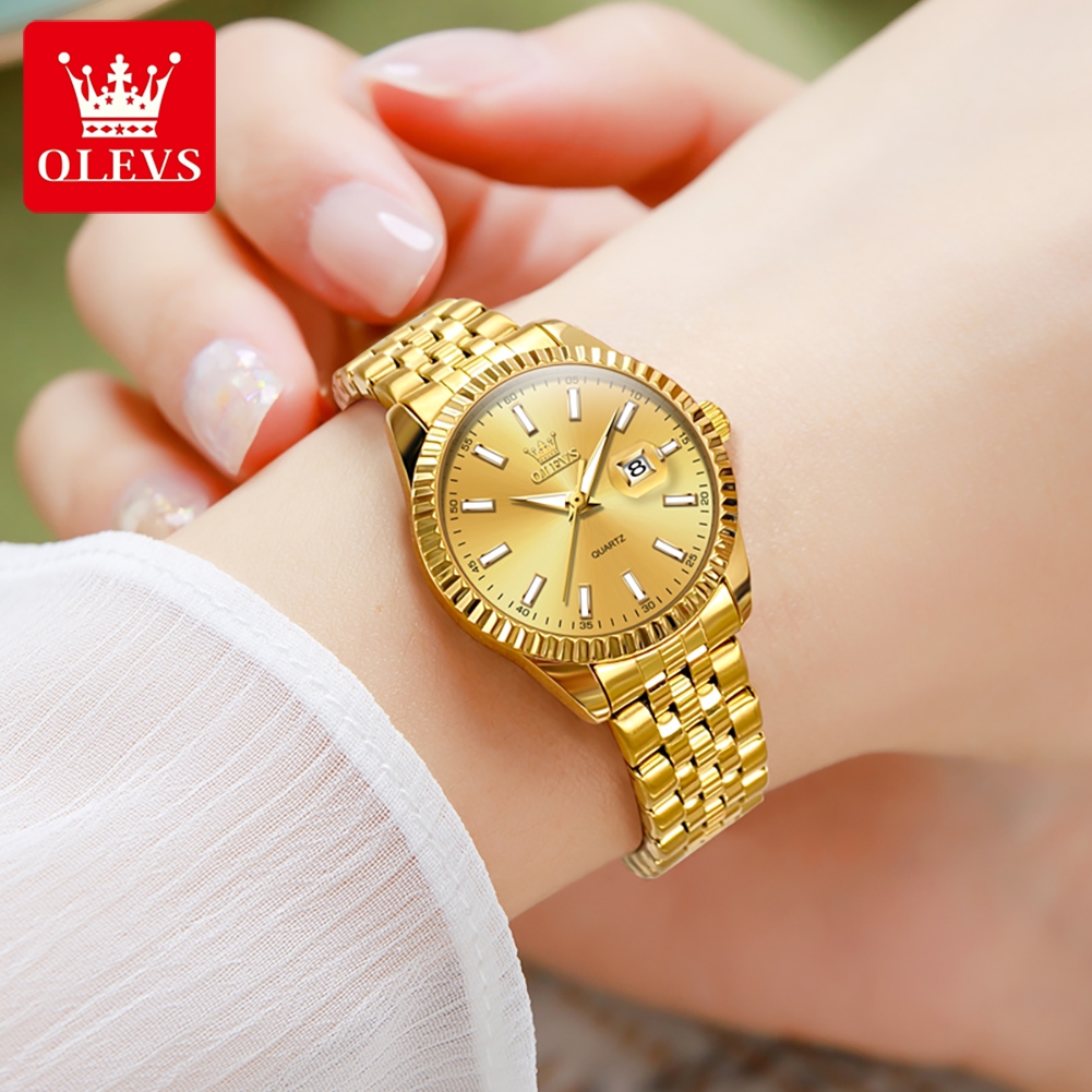OLEVS 5593 Quartz Women's Watc – Luxury Watch Green recenzja i cena