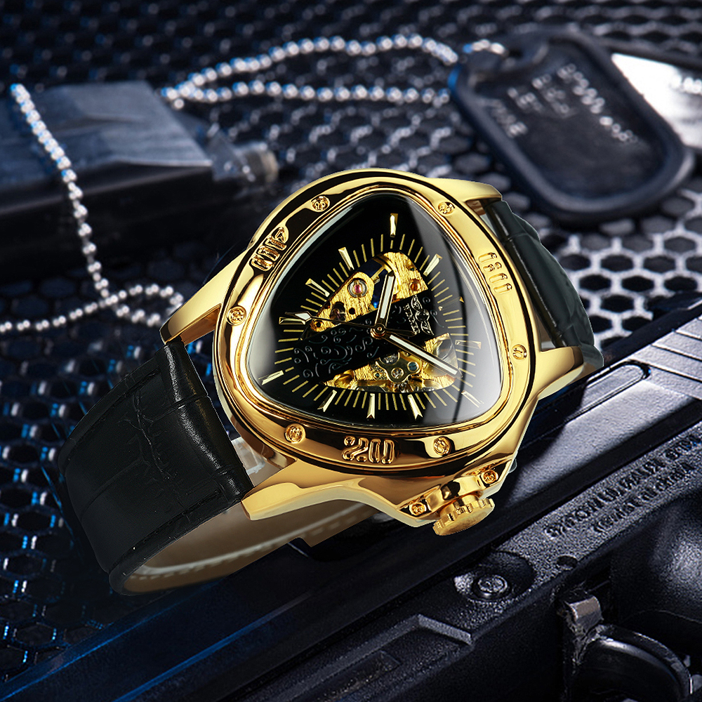 Sports Skeleton Mechanical Wat – Watch Triangle Luxury recenzja i cena