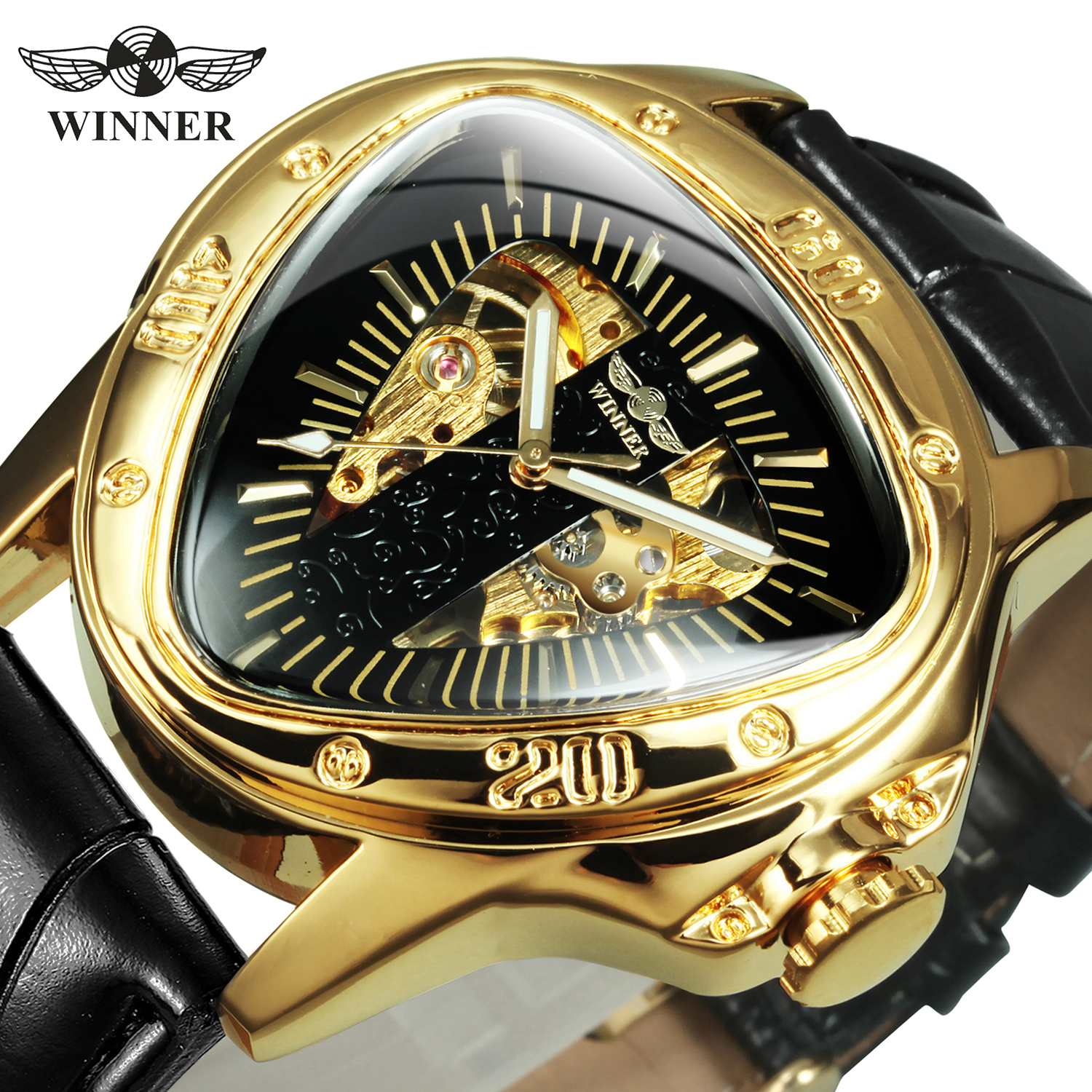 Sports Skeleton Mechanical Wat – Watch Triangle Luxury recenzja i cena