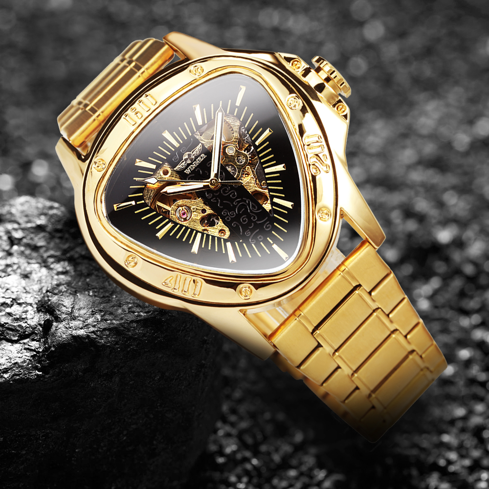 Sports Skeleton Mechanical Wat – Watch Triangle Luxury recenzja i cena