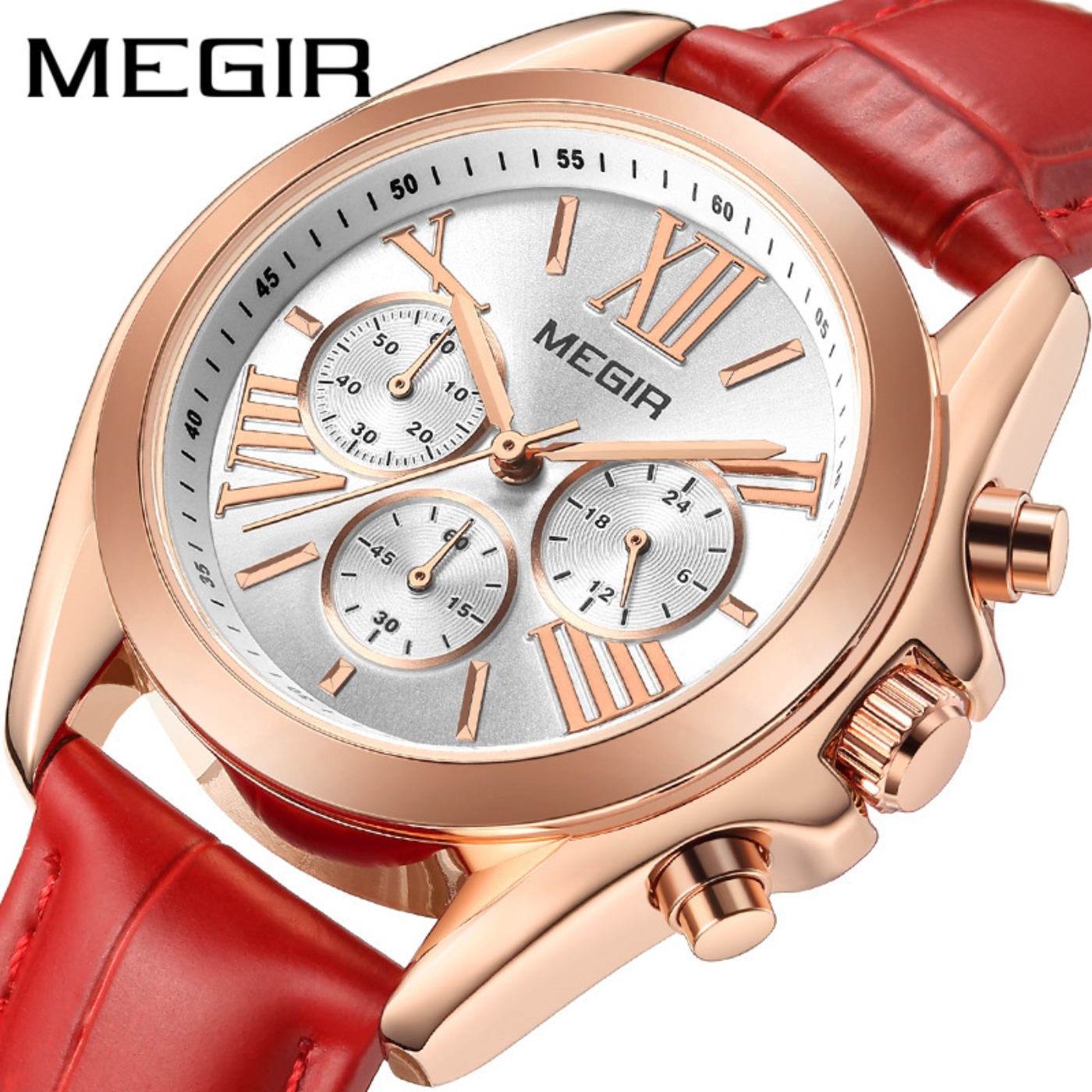 MEGIR New Luxury Leather Watch – Ladies Luxury Watch recenzja i cena